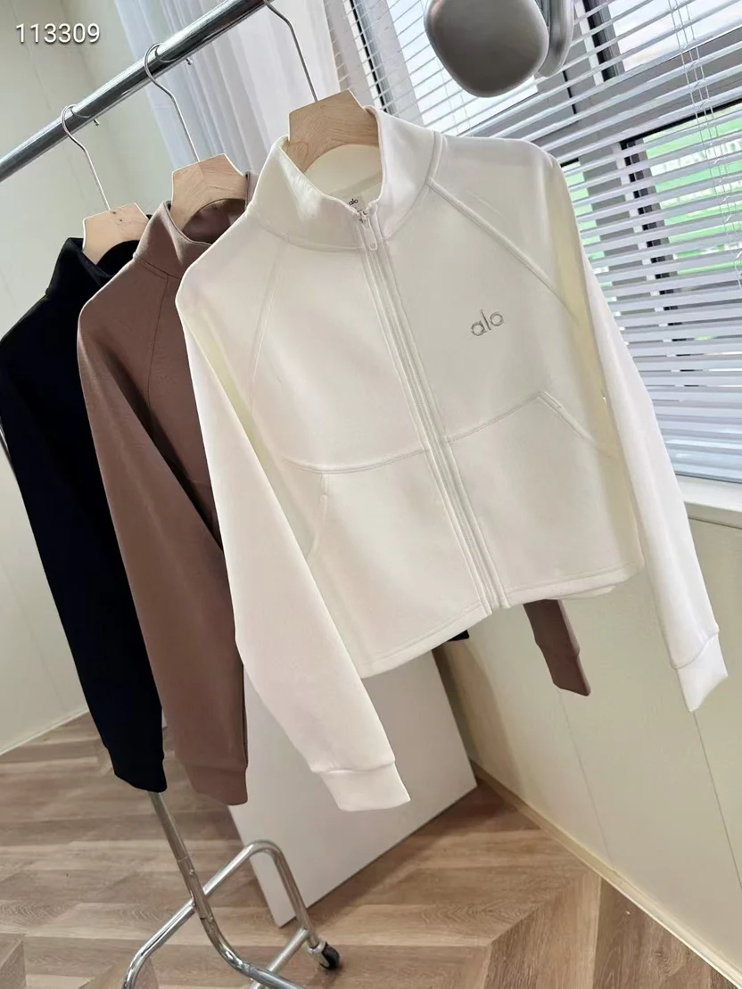 HIGH NECK ZIP-UP JACKET