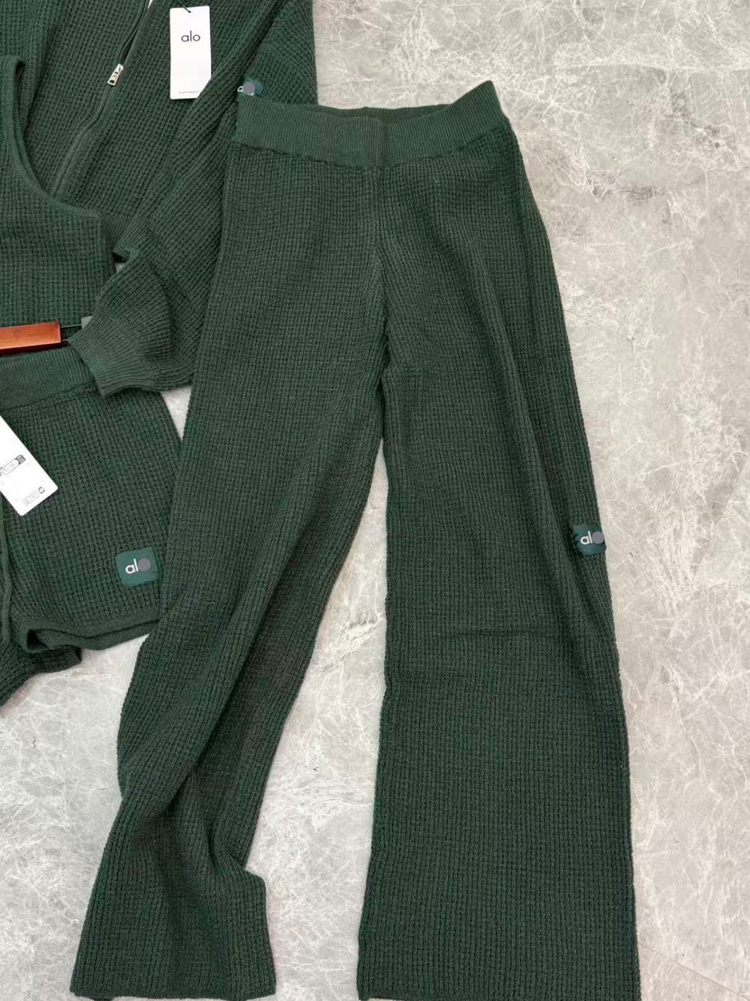 WAFLE KNIT LOUNGE PANTS