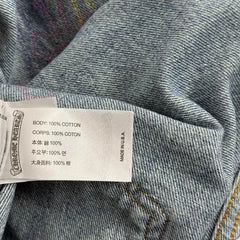 Relaxed Fit Embroidered Denim Jeans