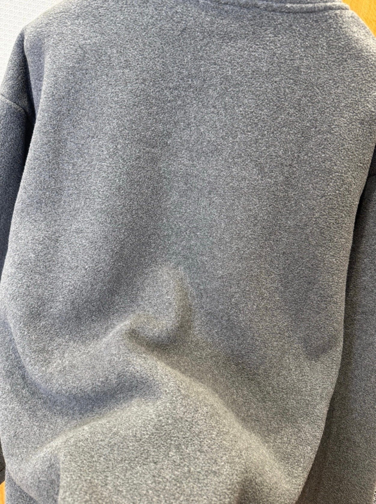 GREY FLEECE ZIP JACKET