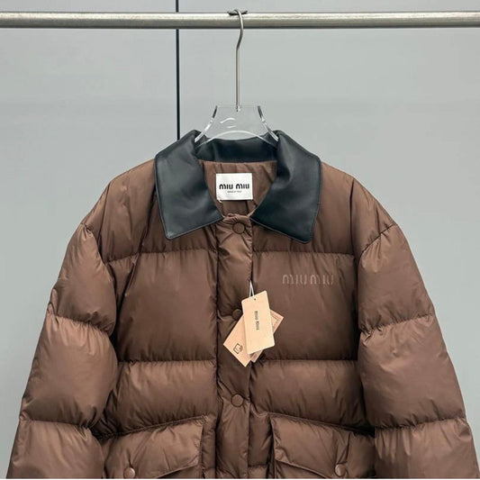 COFFEE PUFFER JACKET