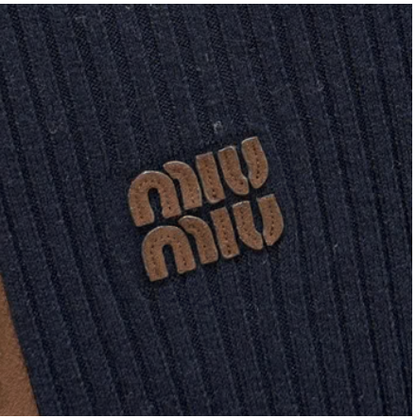 RIBBED ZIP-UP NAVY JACKET