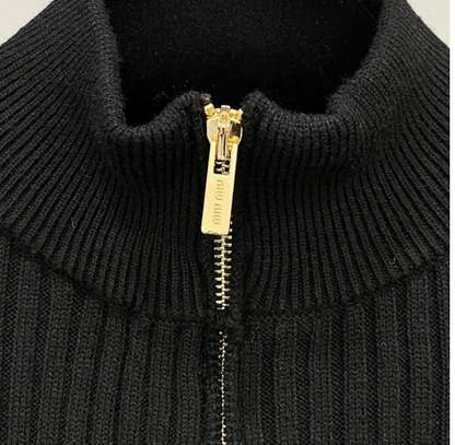 RIBBEZ ZIP-UP KNIT JACKET