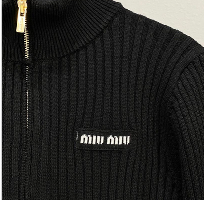 RIBBEZ ZIP-UP KNIT JACKET