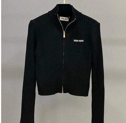 RIBBEZ ZIP-UP KNIT JACKET