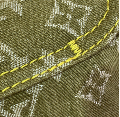 VINTAGE DENIM SHOULDER BAG GREEN