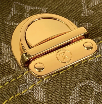 VINTAGE DENIM CROSSBODY BAG GREEN