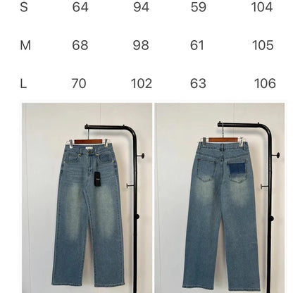 Wide-Leg Denim Jeans