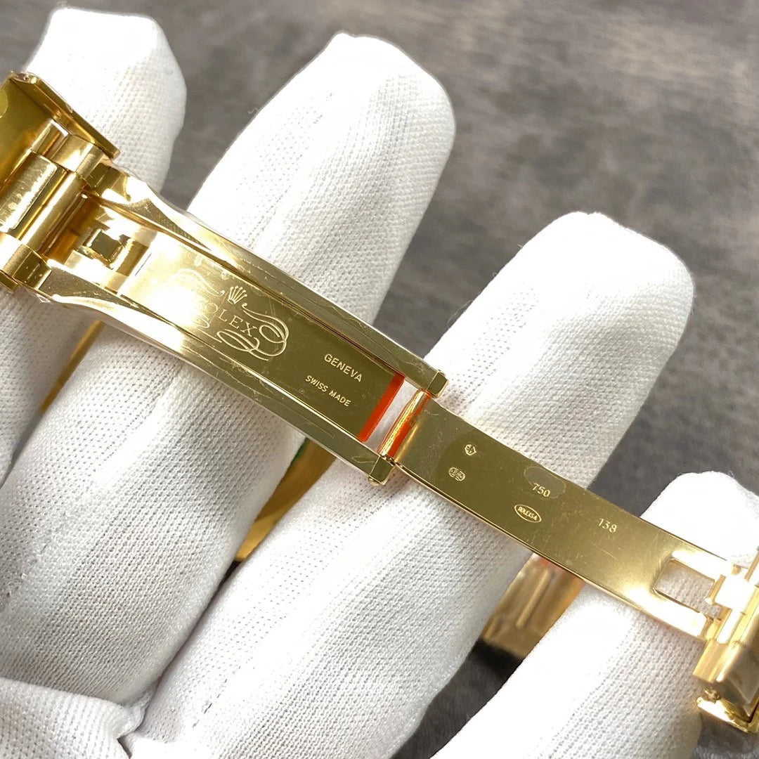 Gold Green Dial Automatic Watch 40 mm