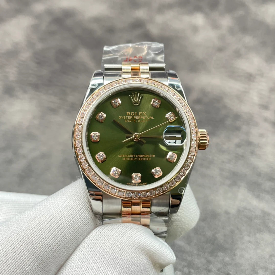 Gold Mother-of-Pearl Dial Watch 31 mm