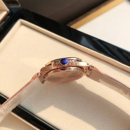 Rose Gold Diamond Bezel Watch 36 mm