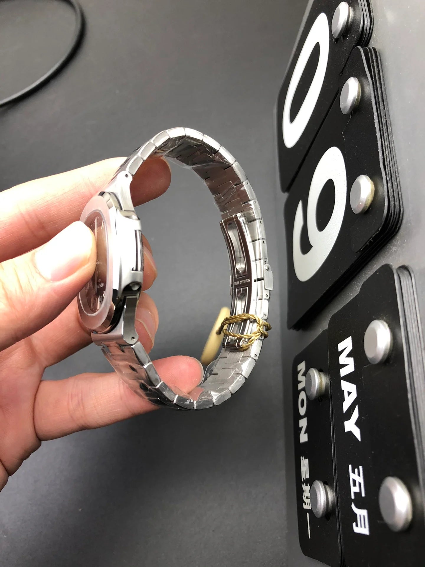 Blue Dial Stainless Steel Watch 40 mm