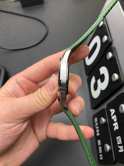 Green Rubber Strap Automatic Watch 40 mm