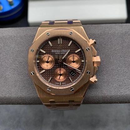 Rose Gold Chronograph Automatic Watch 41 mm