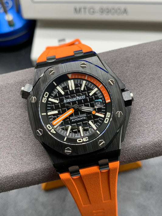 Black Ceramic Diver Automatic Watch 42 mm