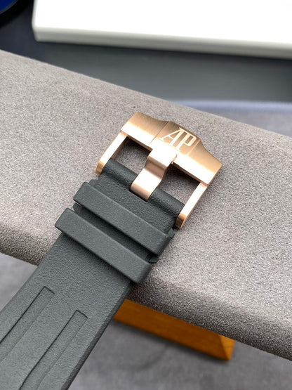 Rose Gold Black Dial Chronograph 44 mm