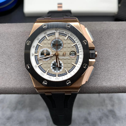 Rose Gold Automatic Chronograph Watch