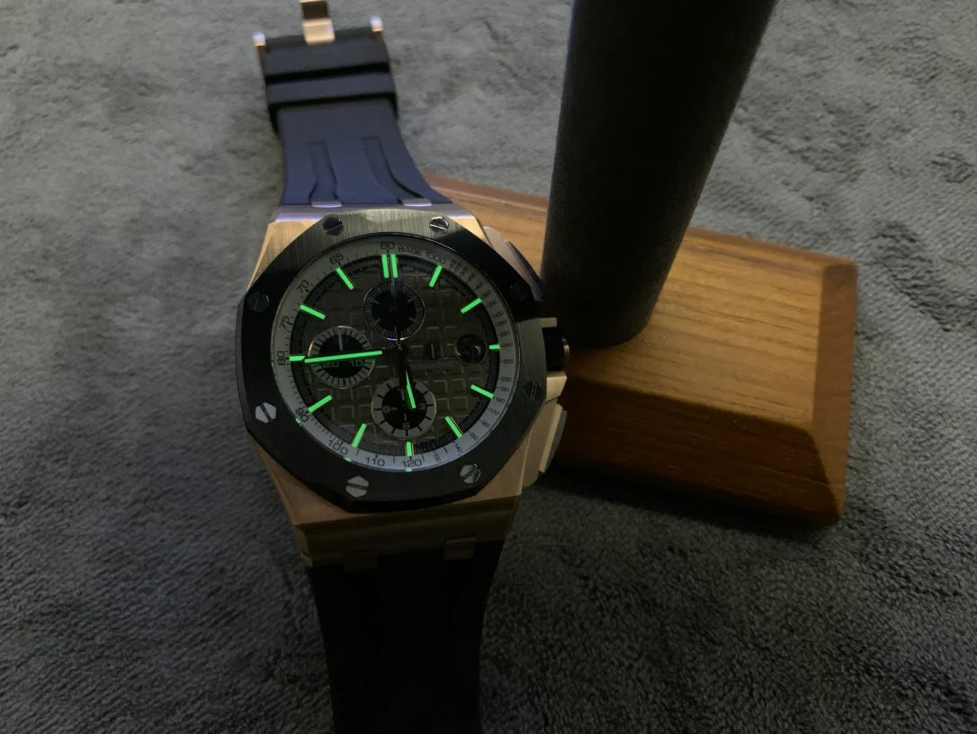 Rose Gold Automatic Chronograph Watch