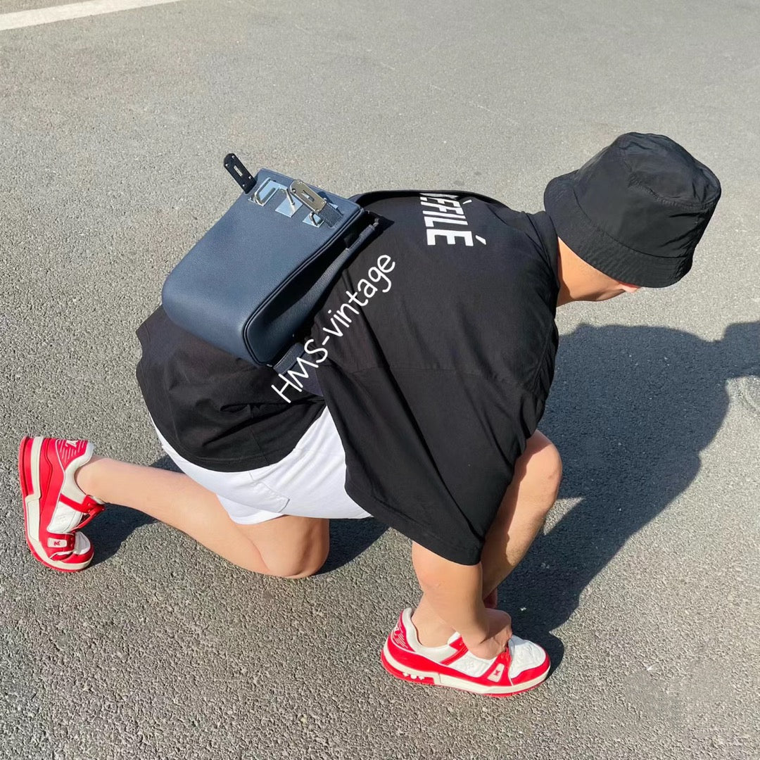 Togo Leather Chest Bag