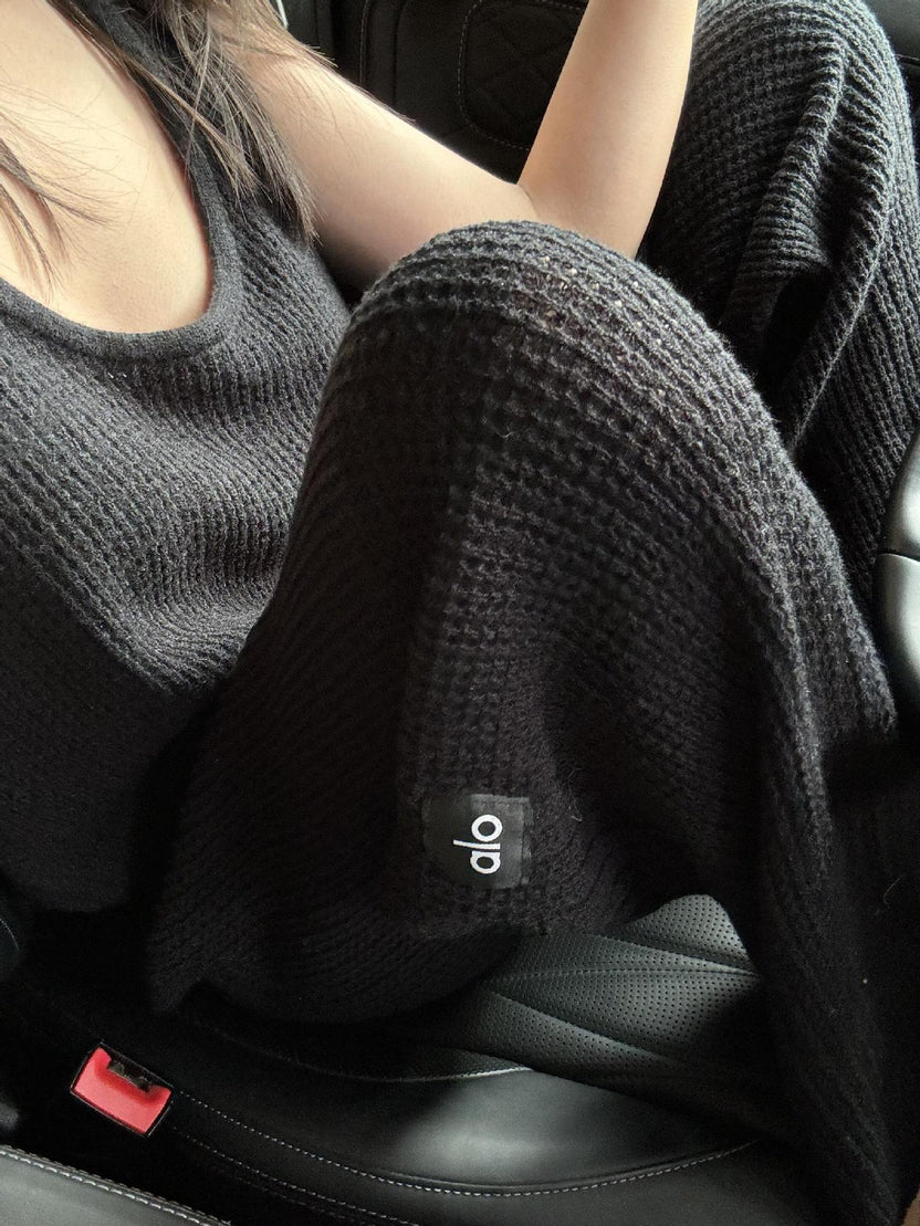 WAFLE KNIT LOUNGE PANTS