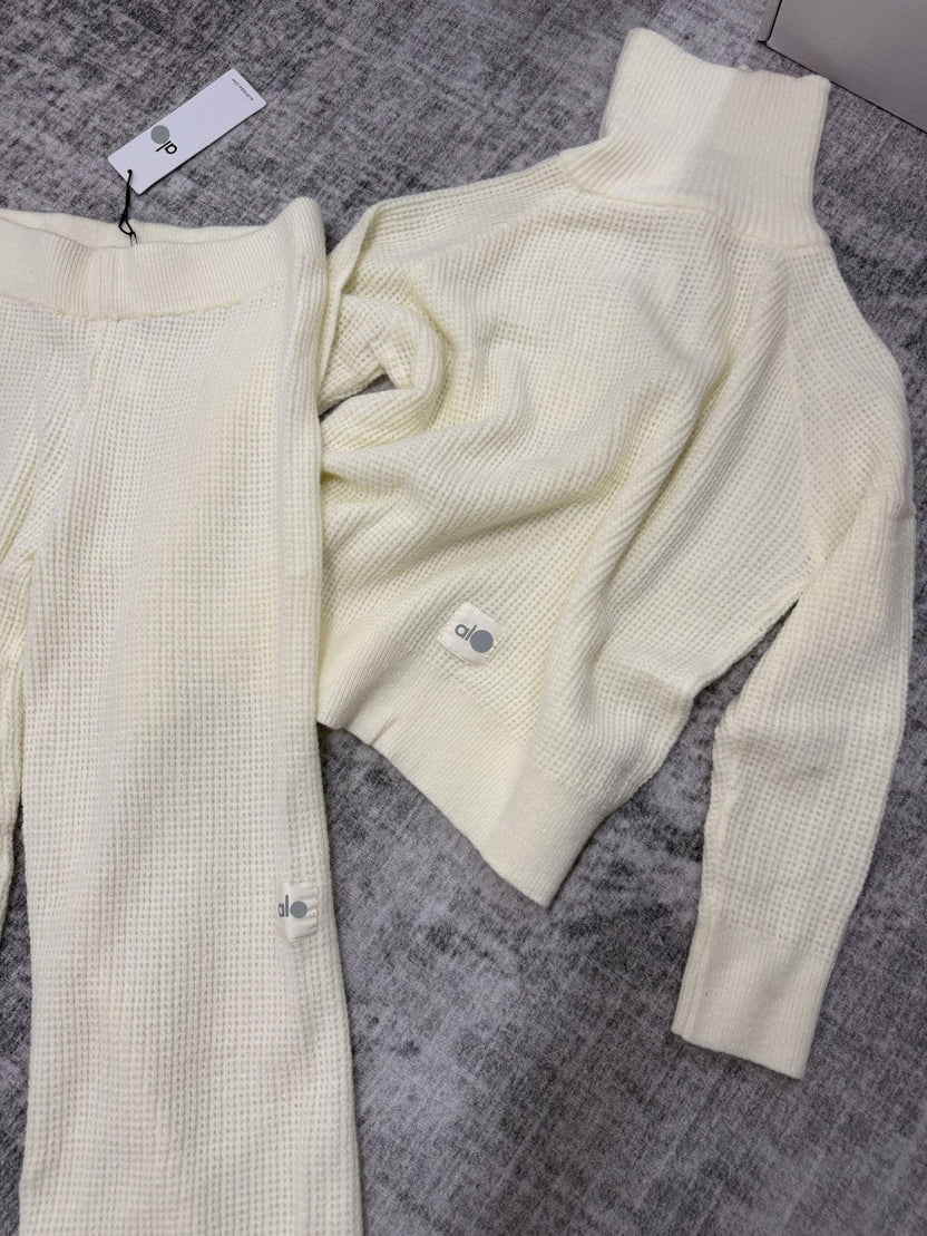 WAFLE KNIT LOUNGE PANTS