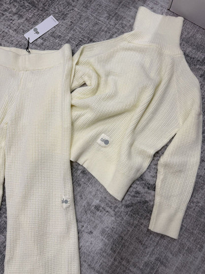 WAFLE KNIT LOUNGE PANTS