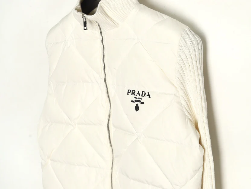 DIAMOND PATCHWORK DOWN JACKET