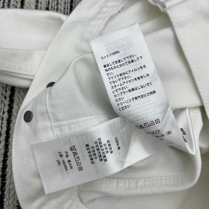 DENIM JACKET WITH EMBROIDERED LOGO