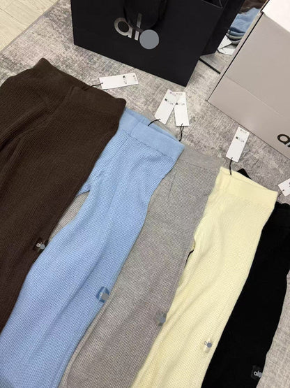 WAFLE KNIT LOUNGE PANTS