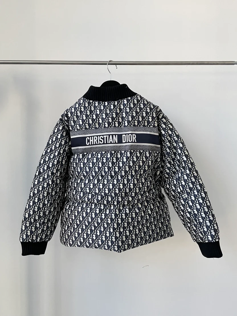 REVERSIBLE COTTON JACKET WITH ELASTIC WAIST