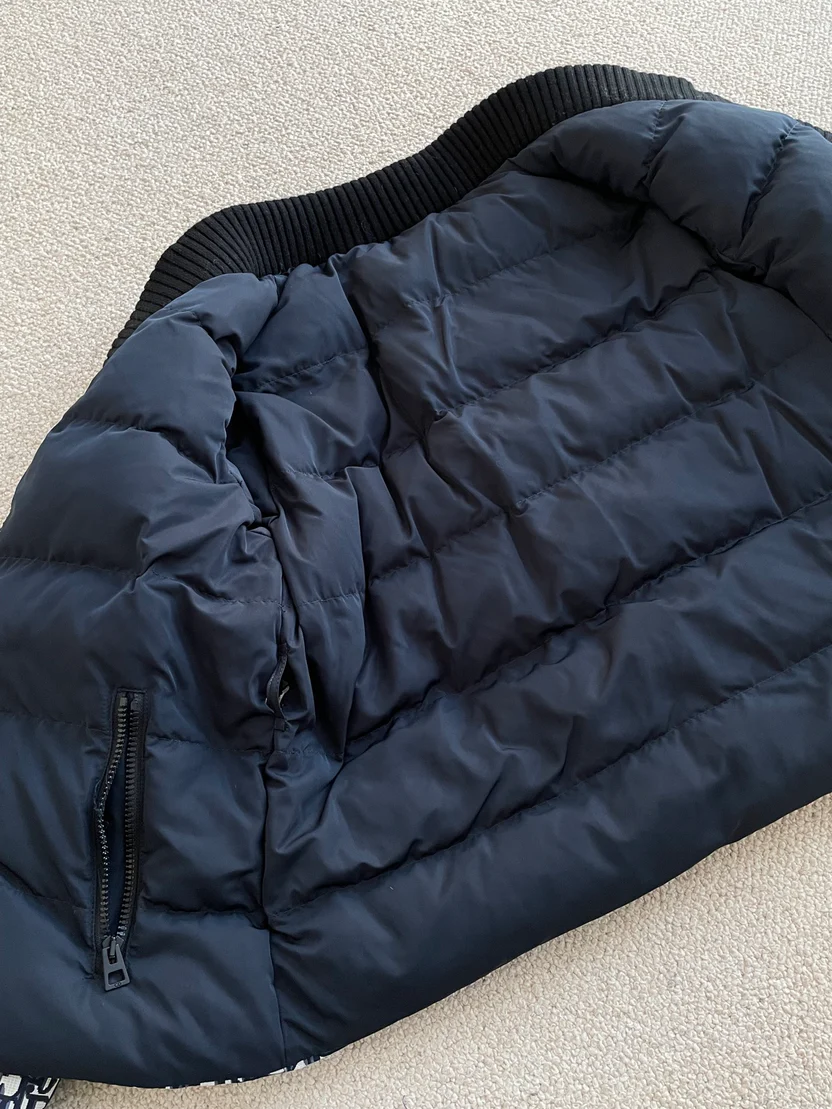 REVERSIBLE COTTON JACKET WITH ELASTIC WAIST