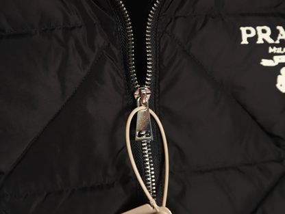 DIAMOND PATCHWORK DOWN JACKET