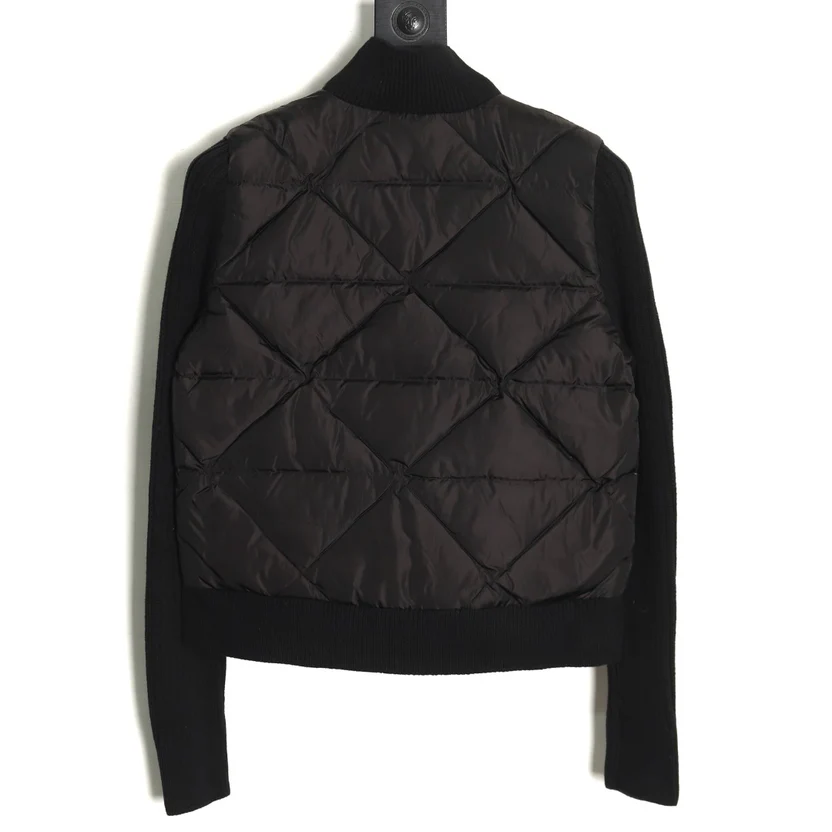 DIAMOND PATCHWORK DOWN JACKET