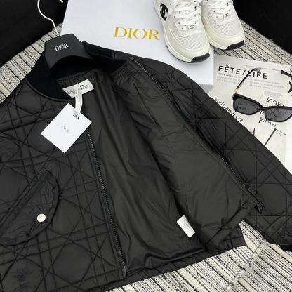 DIAMOND QUILTED DOWN JACKET