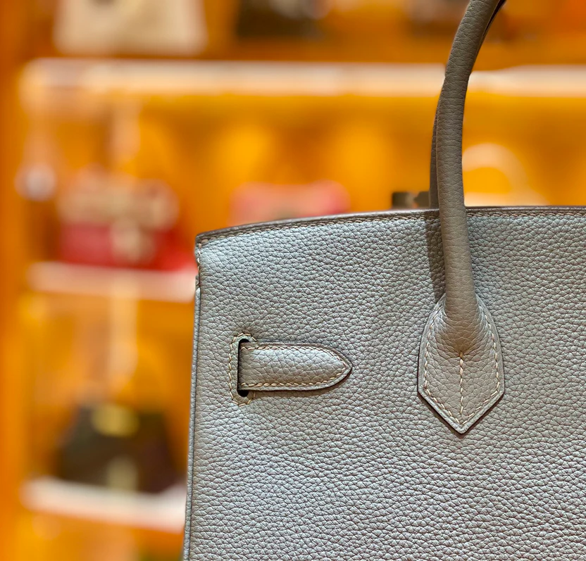 30 TOGO BLUE WITH PALLADIUM HARDWARE