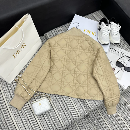 DIAMOND QUILTED DOWN JACKET