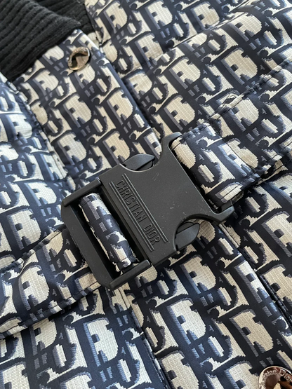 REVERSIBLE COTTON JACKET WITH ELASTIC WAIST