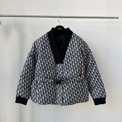 REVERSIBLE COTTON JACKET WITH ELASTIC WAIST