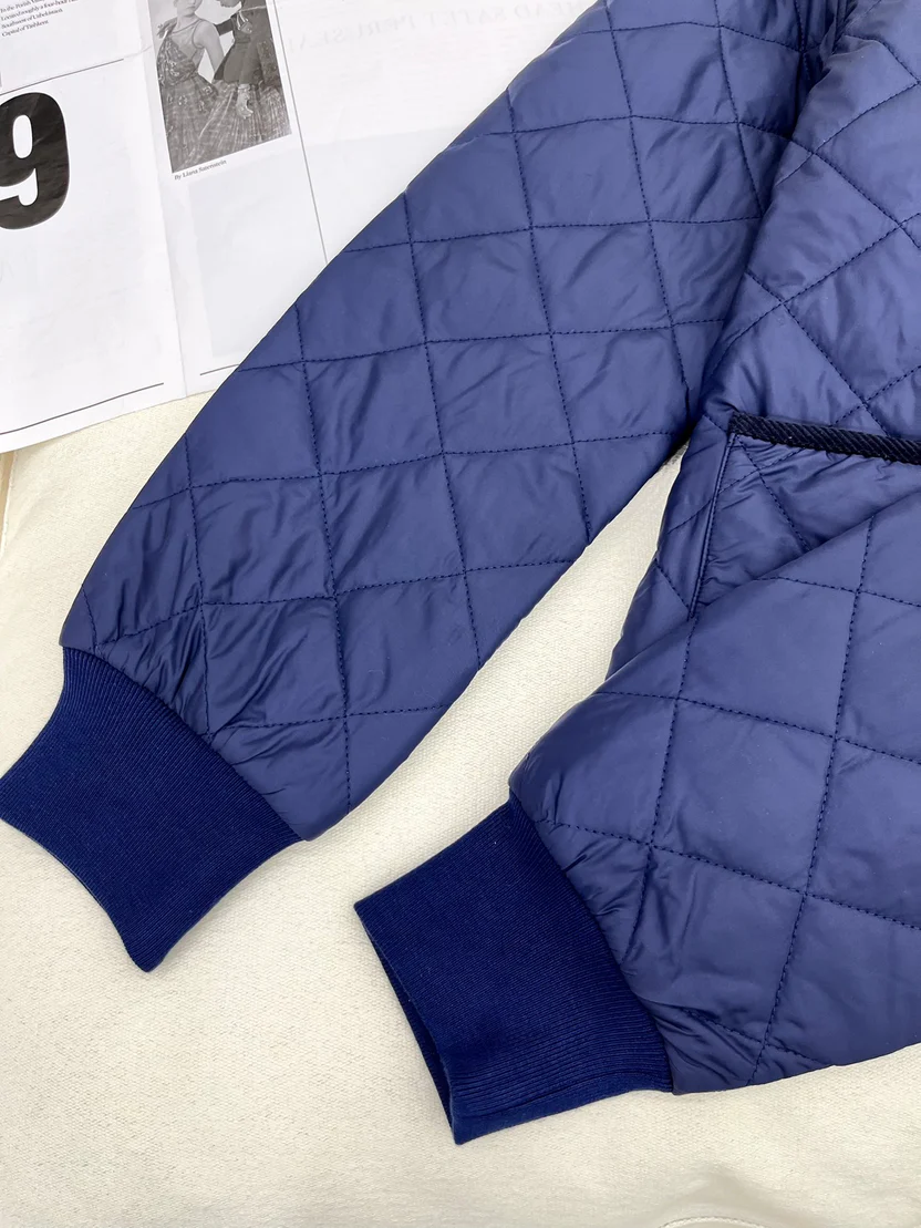 DIAMOND QUILTED COTTON JACKET